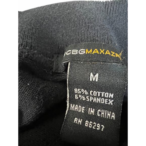 BCBG Max Azria Top Pant Track Suit 2 Piece Set Wide Leg Jacket Women's M - Picture 7 of 7